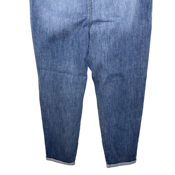 NYDJ Rockie Jeans Blue Carrot Leg Ankle Slimming Stretch Denim NWT Size 10 - Picture 11 of 14